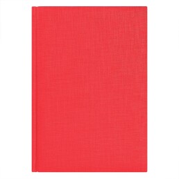 Ежедневник City Flax недатированный без календаря, красный