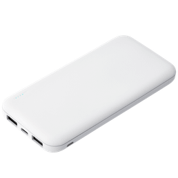 Внешний аккумулятор с подсветкой Люче (Luce) 10000 mAh, белый
