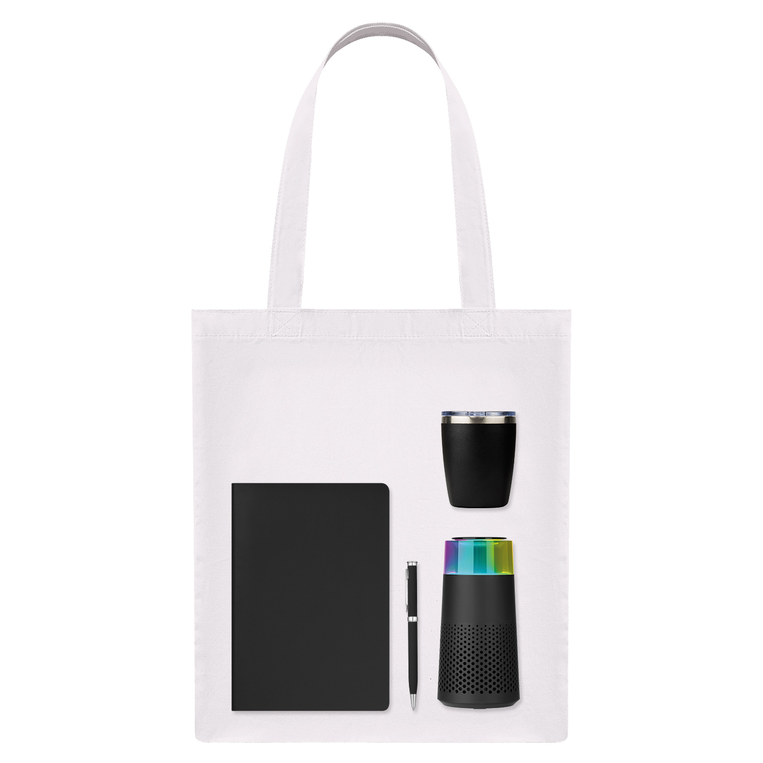 Подарочный набор Welcome Pack Galaxy, черный (термокружка, очиститель воздуха, ежедневник, ручка, шоппер)