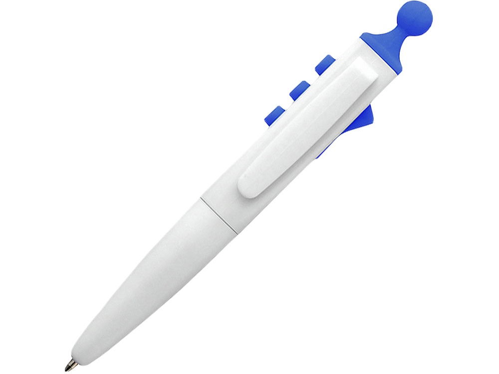 Ручка шариковая Clic Pen, белый/ярко-синий