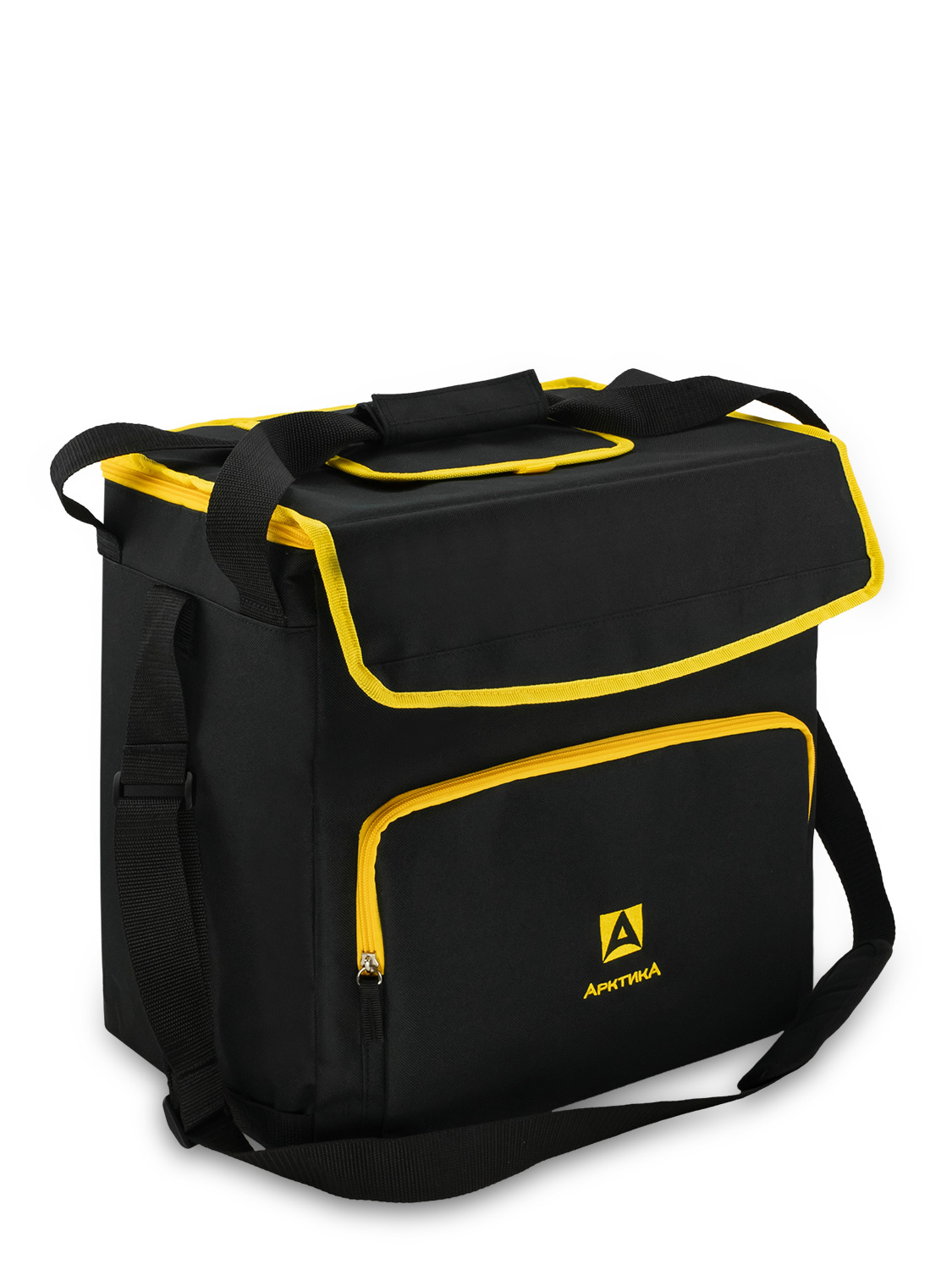 ЧЕРНАЯ СУМКА-ХОЛОДИЛЬНИК 3000 КЛАССИЧЕСКАЯ С ЛЮКОМ НА 30Л (УЦЕНКА)