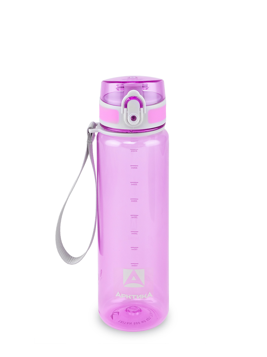 Питьевая бутылка 720 из тритана 0.5л, лавандовая глянцевая, с ситечком