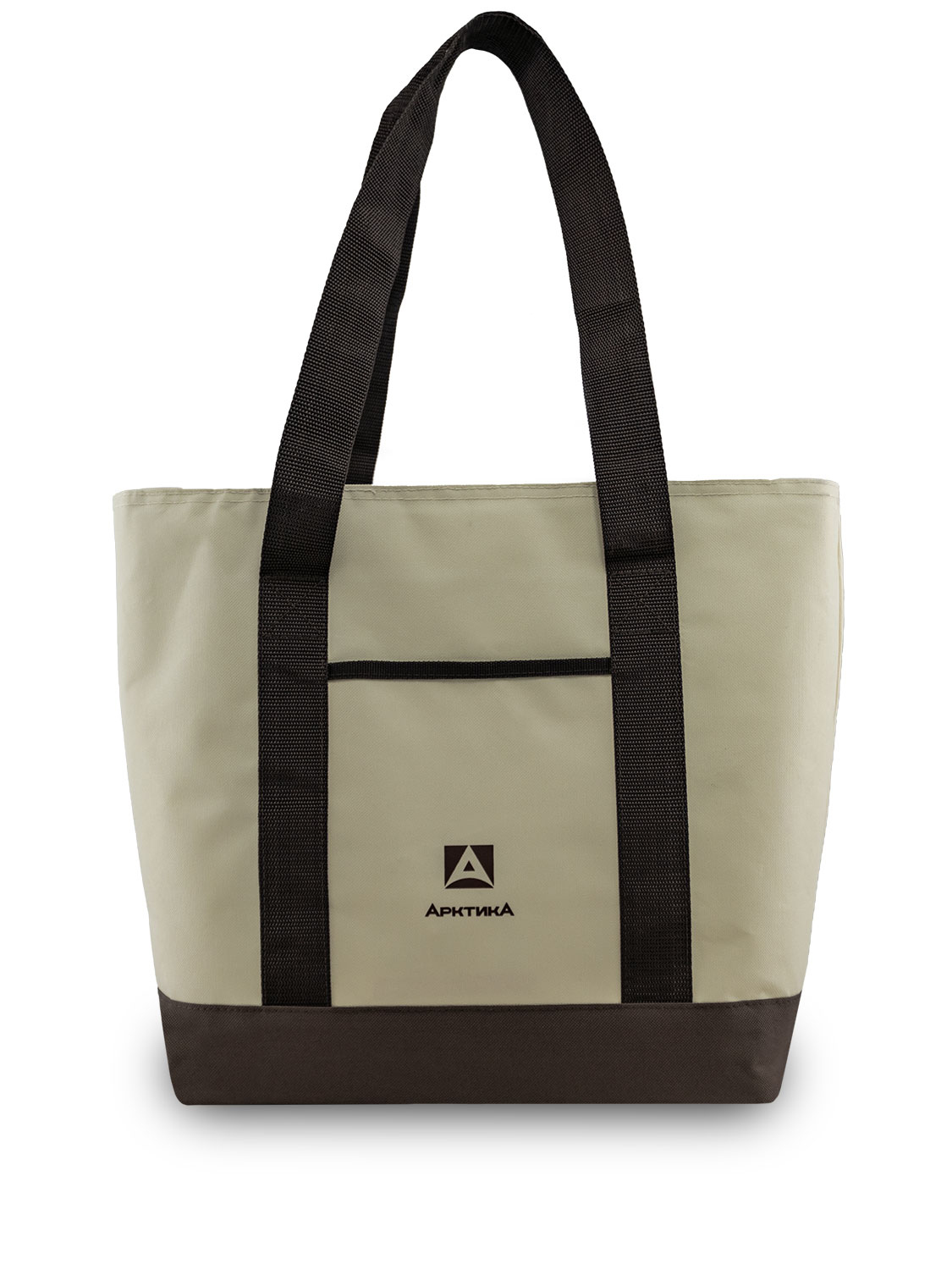 Термосумка шоппер 3400 бежевая на 17.5л