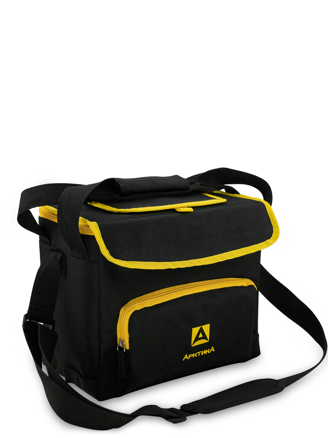 Черная сумка-холодильник 3000 классическая с люком на 10л