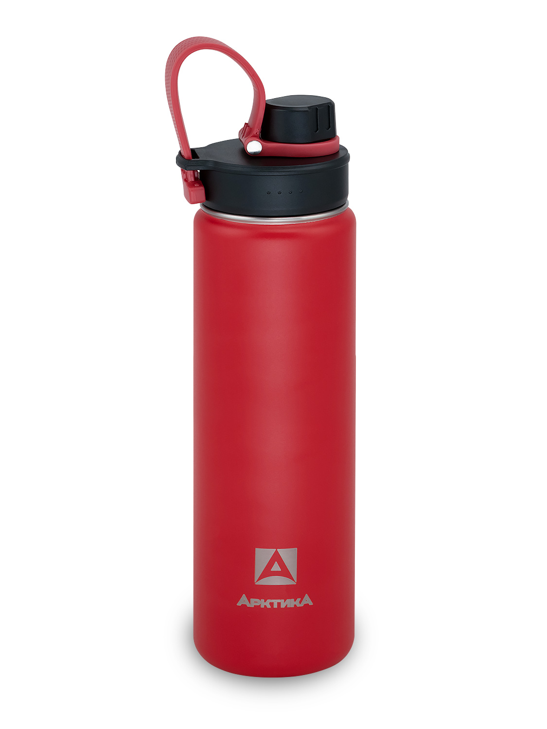 Красная термокружка 708 + спортивная крышка на 0.7л