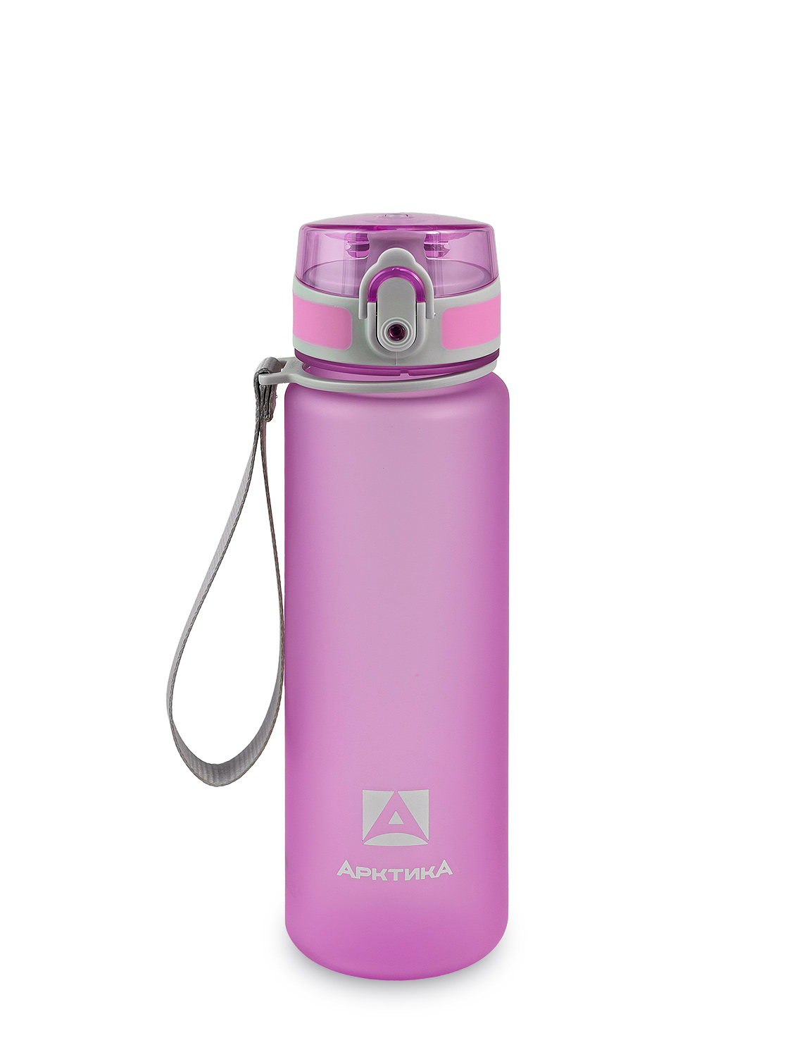 Питьевая бутылка 720 из тритана 0.5л, лавандовая матовая, с ситечком