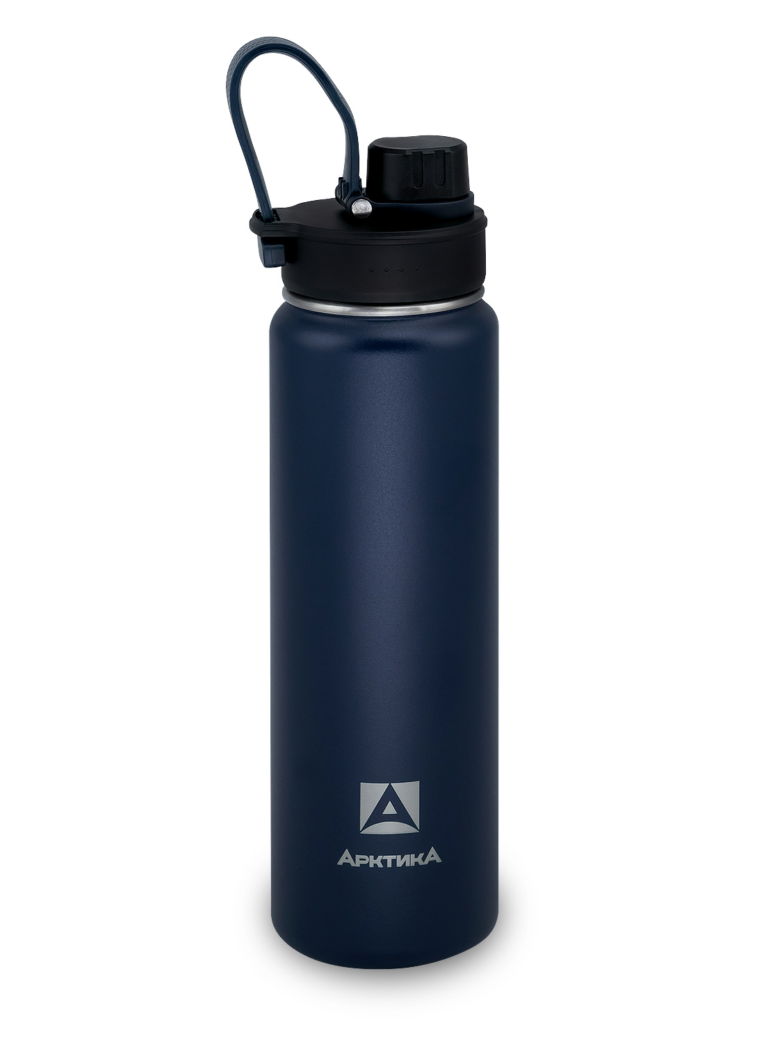 Синяя термокружка 708 + спортивная крышка на 0.7л