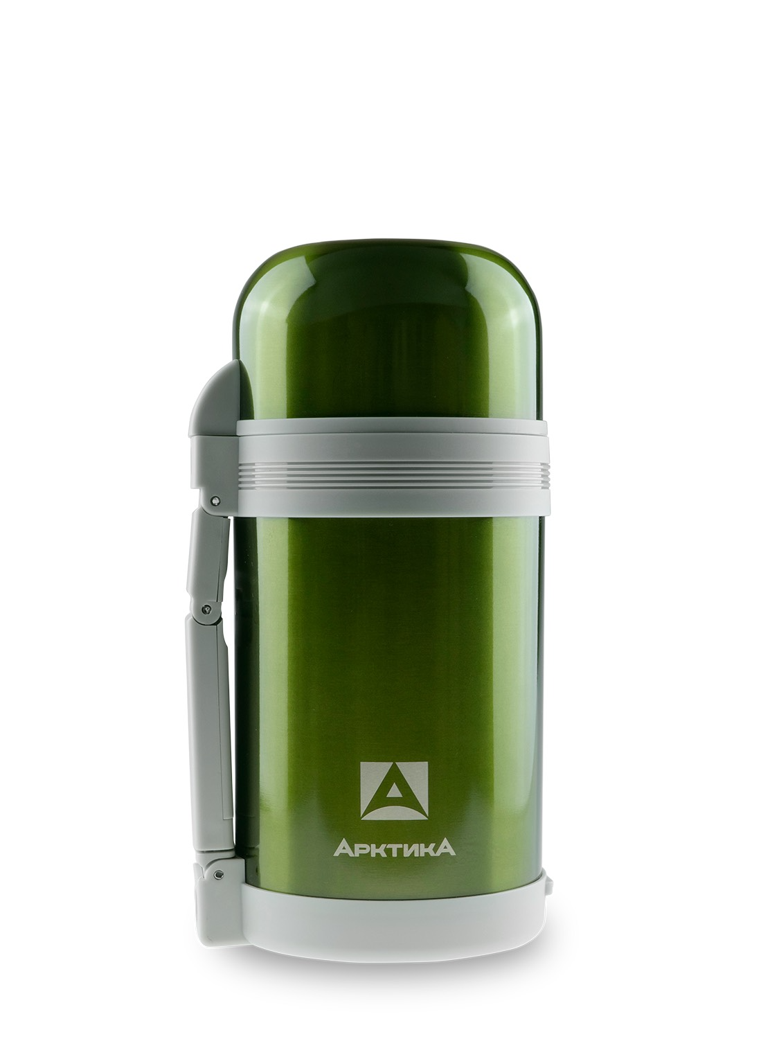 Зеленый универсальный термос на 1 литр (уценка)