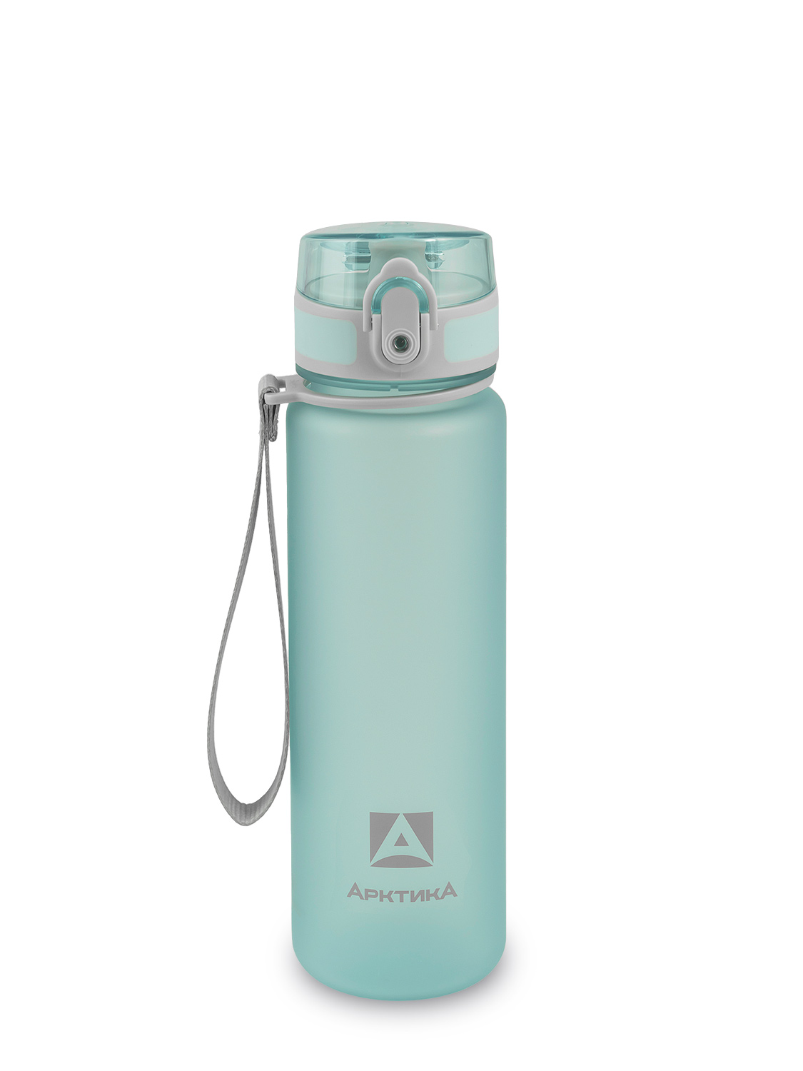 Питьевая бутылка 720 из тритана 0.5л, голубая матовая, с ситечком