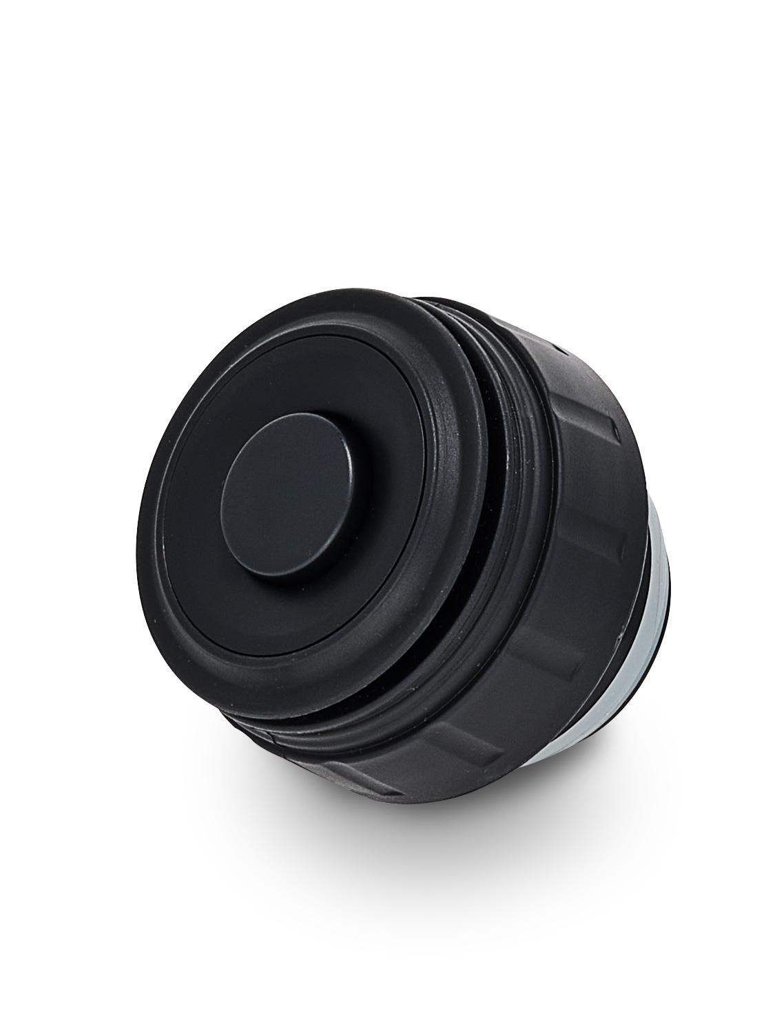 Черная пробка с кнопкой для термоса серии 108